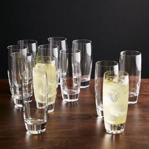 Otis Tall Drink Glasses, Set of 12