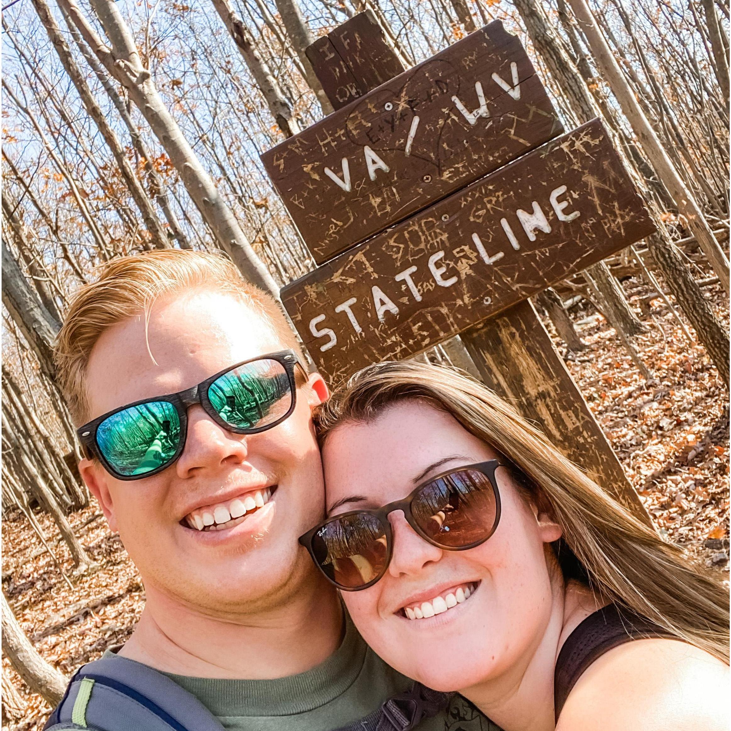 November 2020: Hiking over the state line