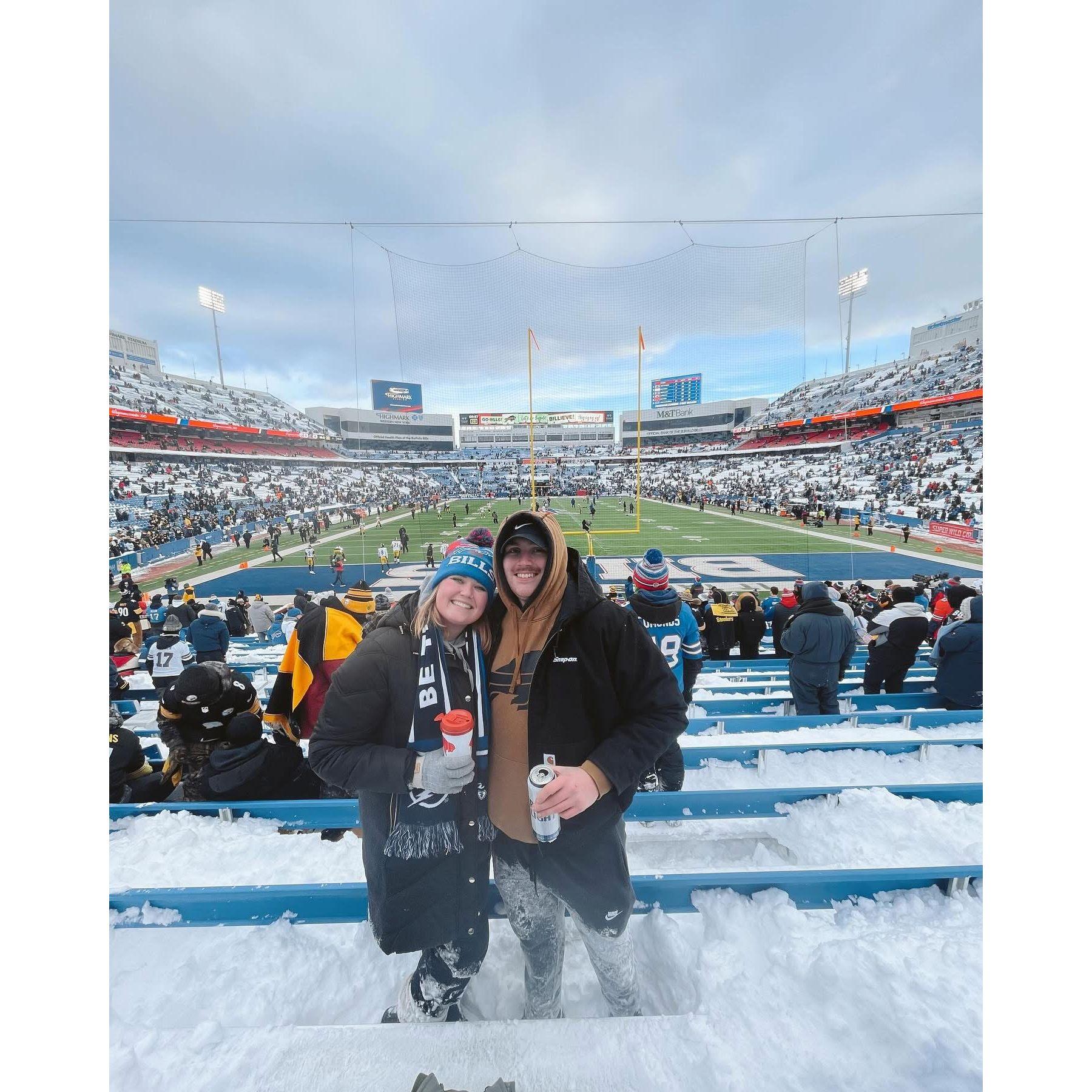 Our first Bills game together!