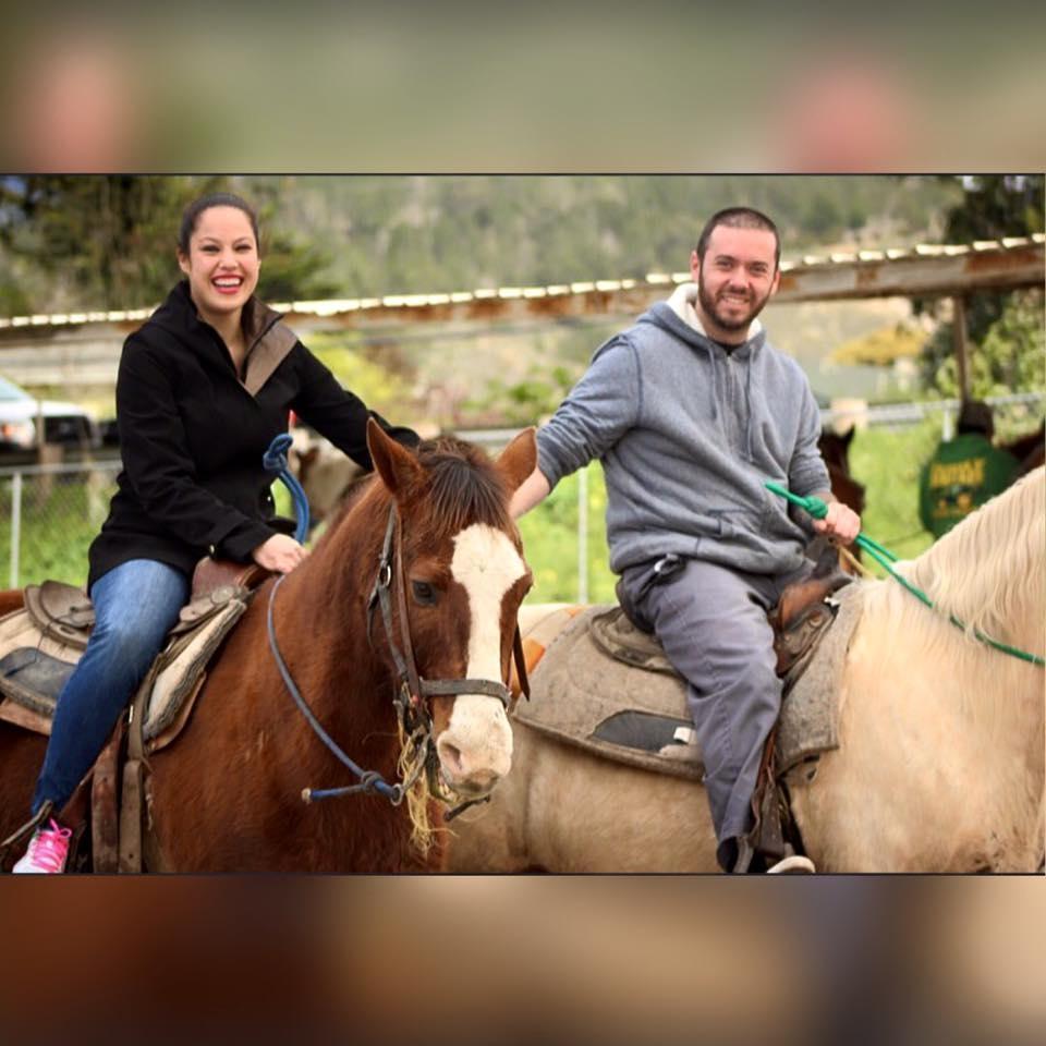 2016 - Rode horses together on the beach in Half Moon Bay!