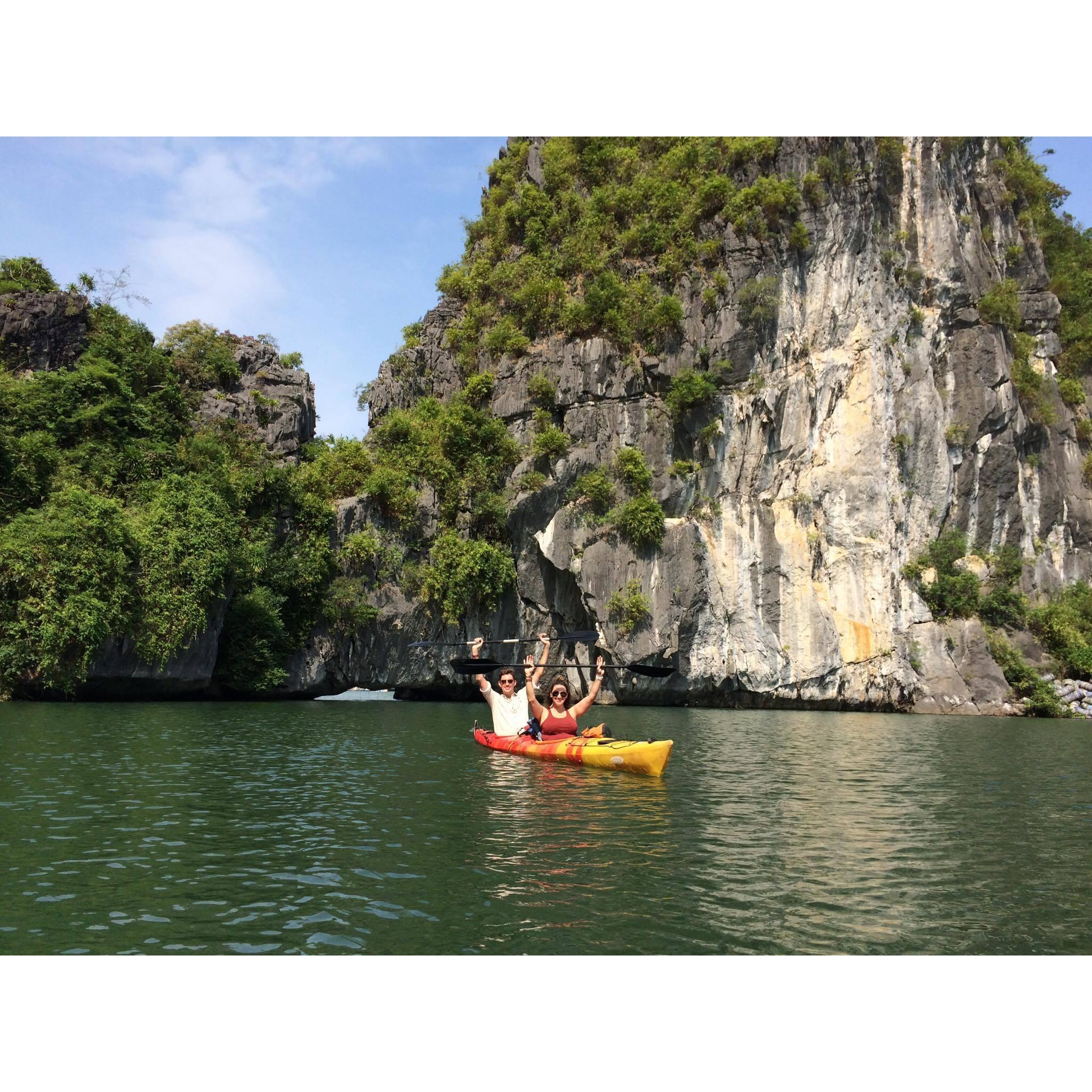 Kayaking in Ha Long Bay, South China Sea, Vietnam [2016]