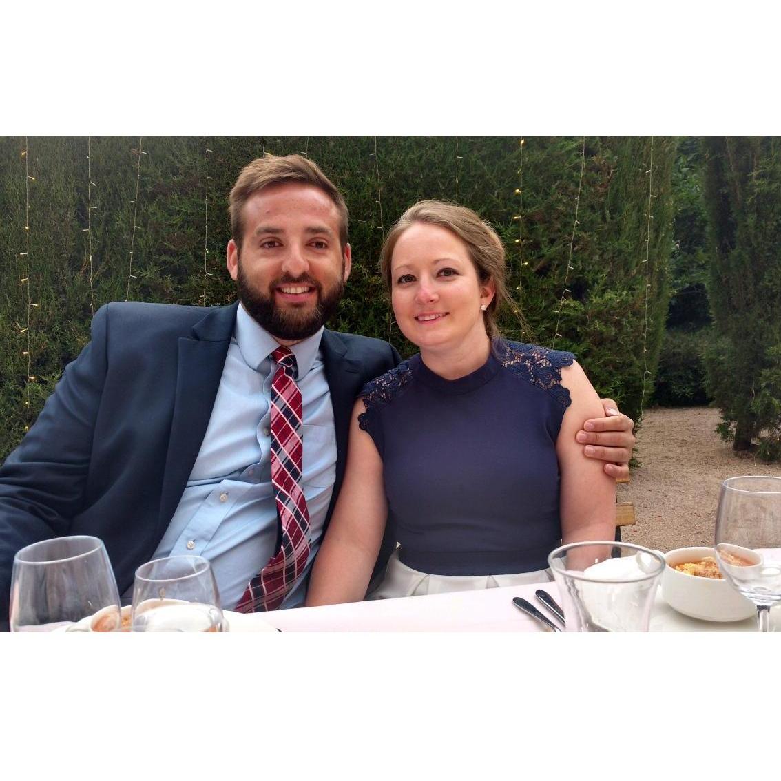 celebrating Matt and Alicia in Spain
