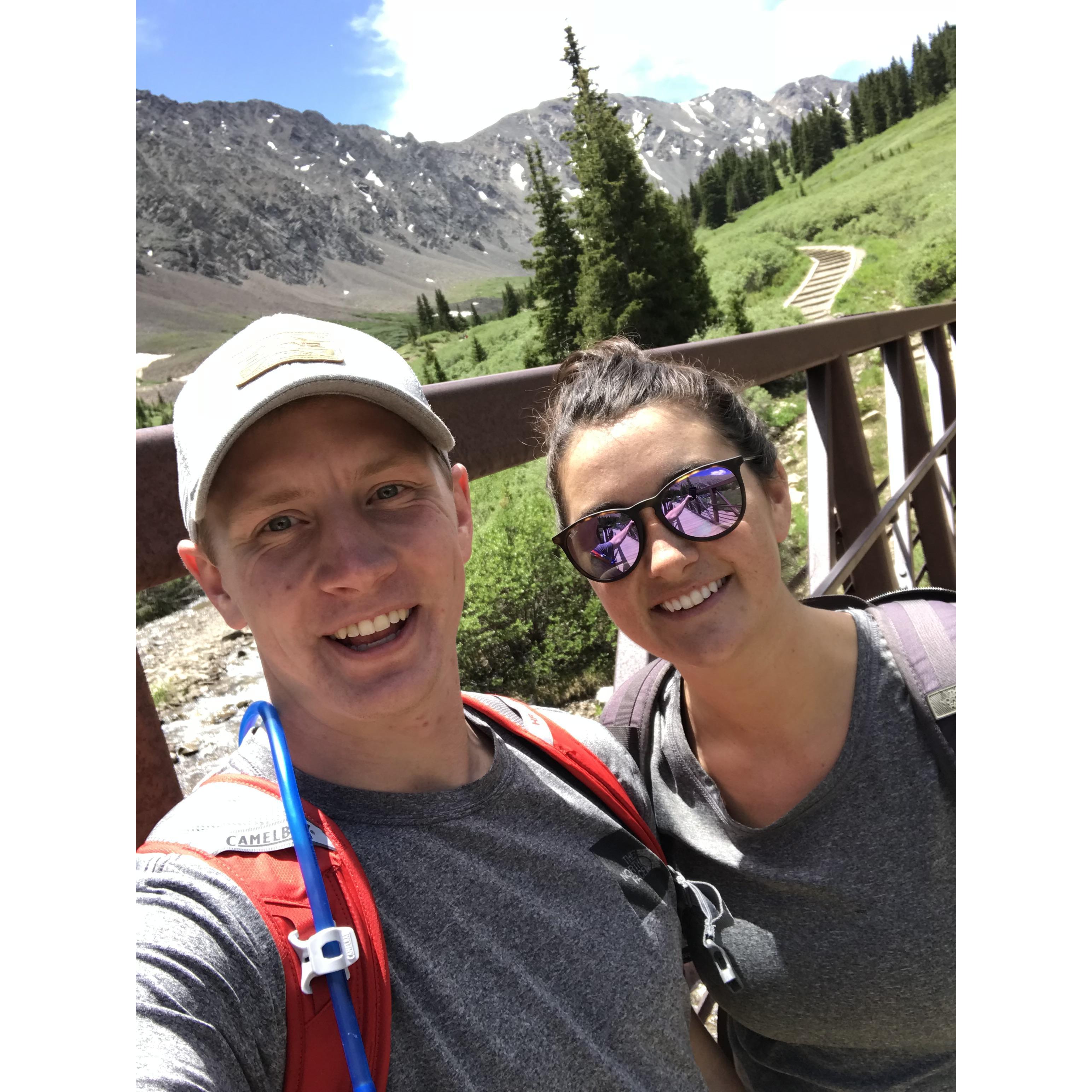 First and only 14'er we've climbed