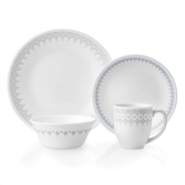 Corelle® Evening Lattice 16-Piece Dinnerware Set