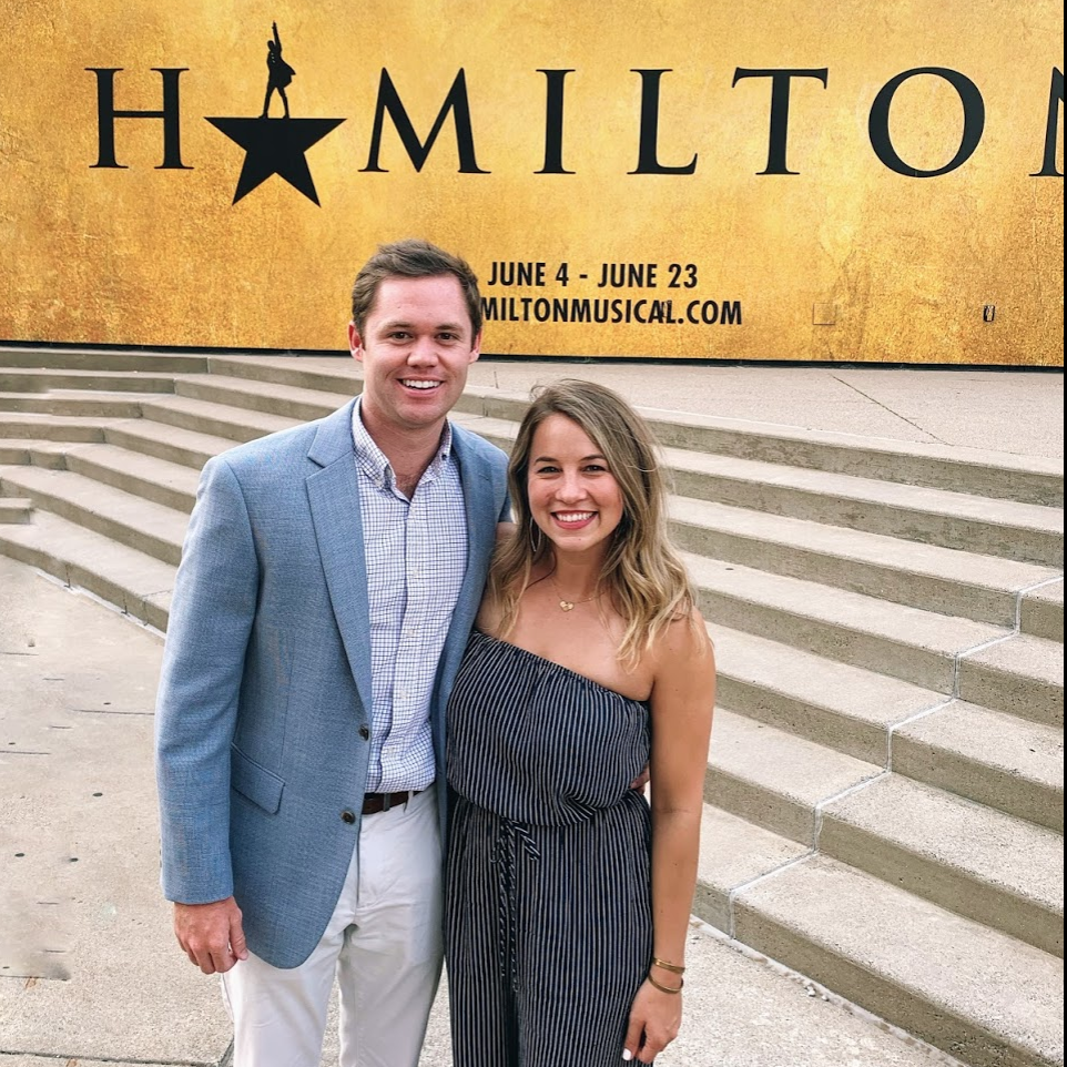 Corbin won the birthday present giving this first year. Hamilton was a dream!
