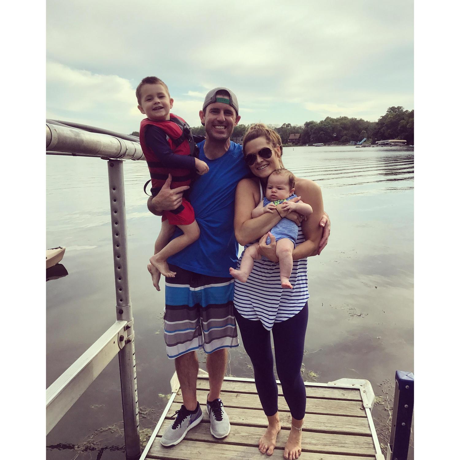 J4 take on July 4th! One of our first photos as a family of 4!