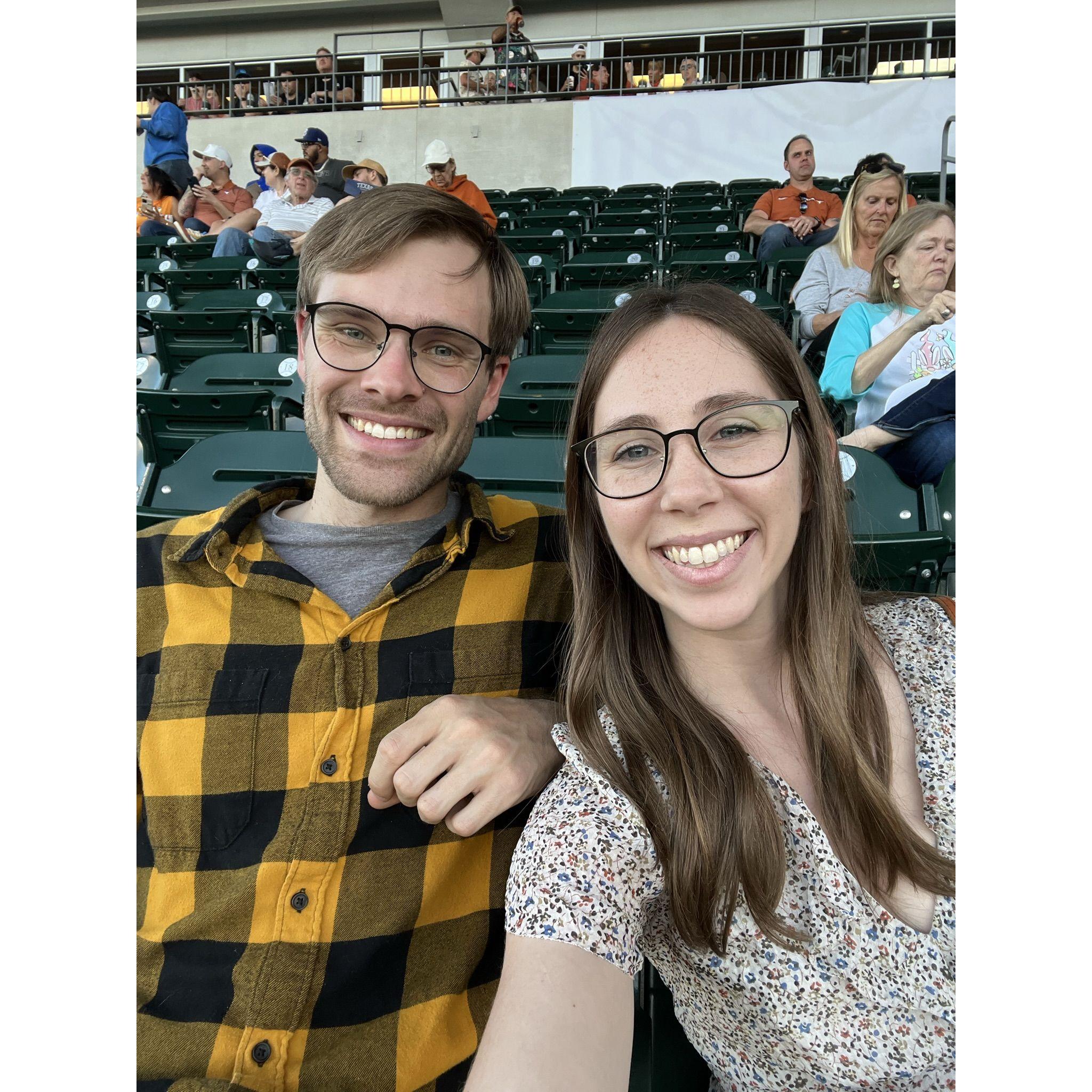 Watching a UT Austin baseball game