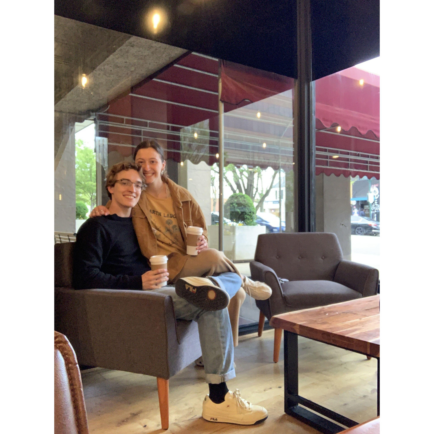 Our three months! Shane said I love you for the first time:)...Molly was a little nervous and needed a little bit more time. Shane was so understanding!