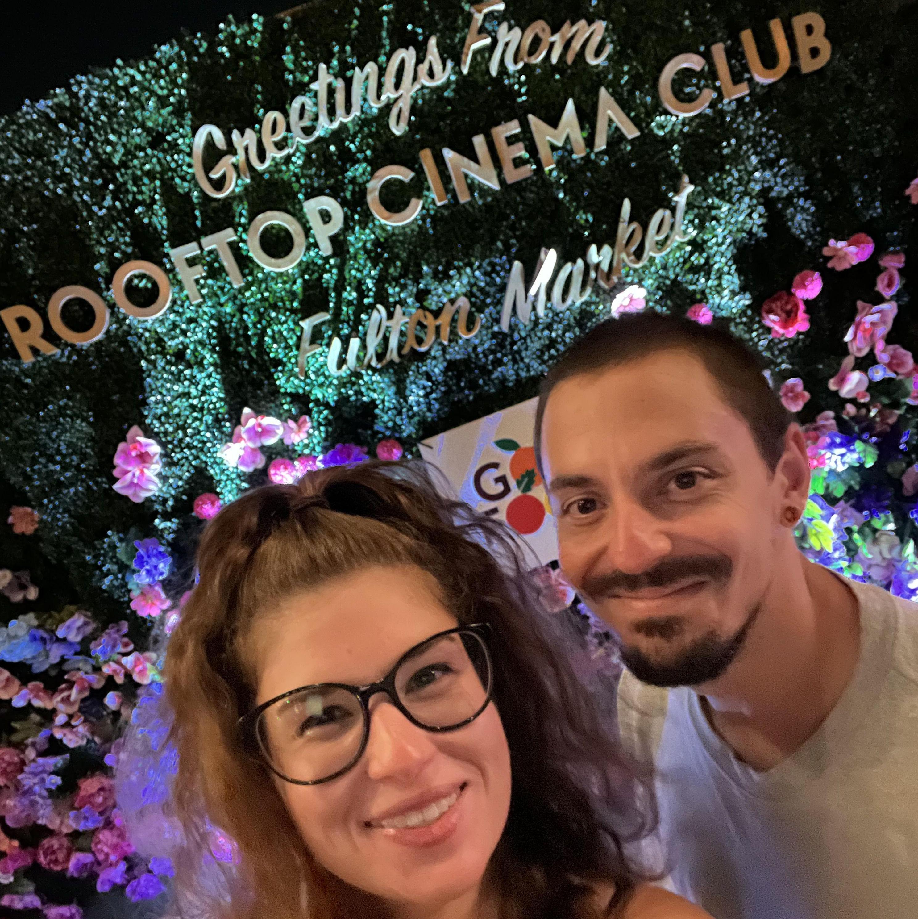 July 28, 2024: Watching American Pie at Rooftop Cinema Club.