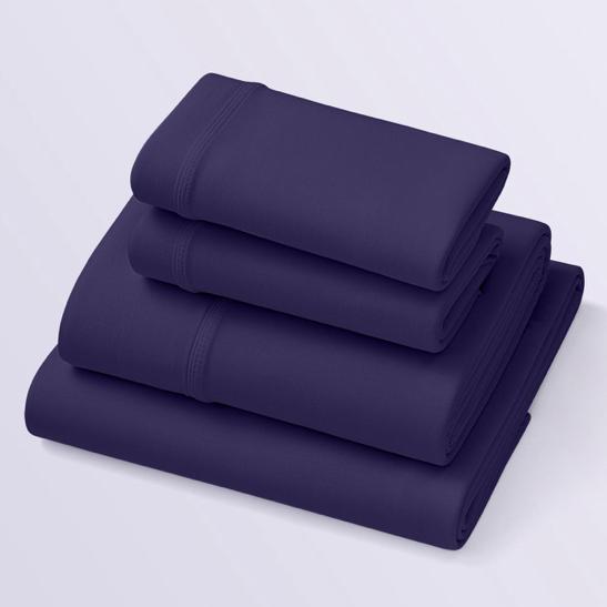 Purple SoftStretch Sheet Set