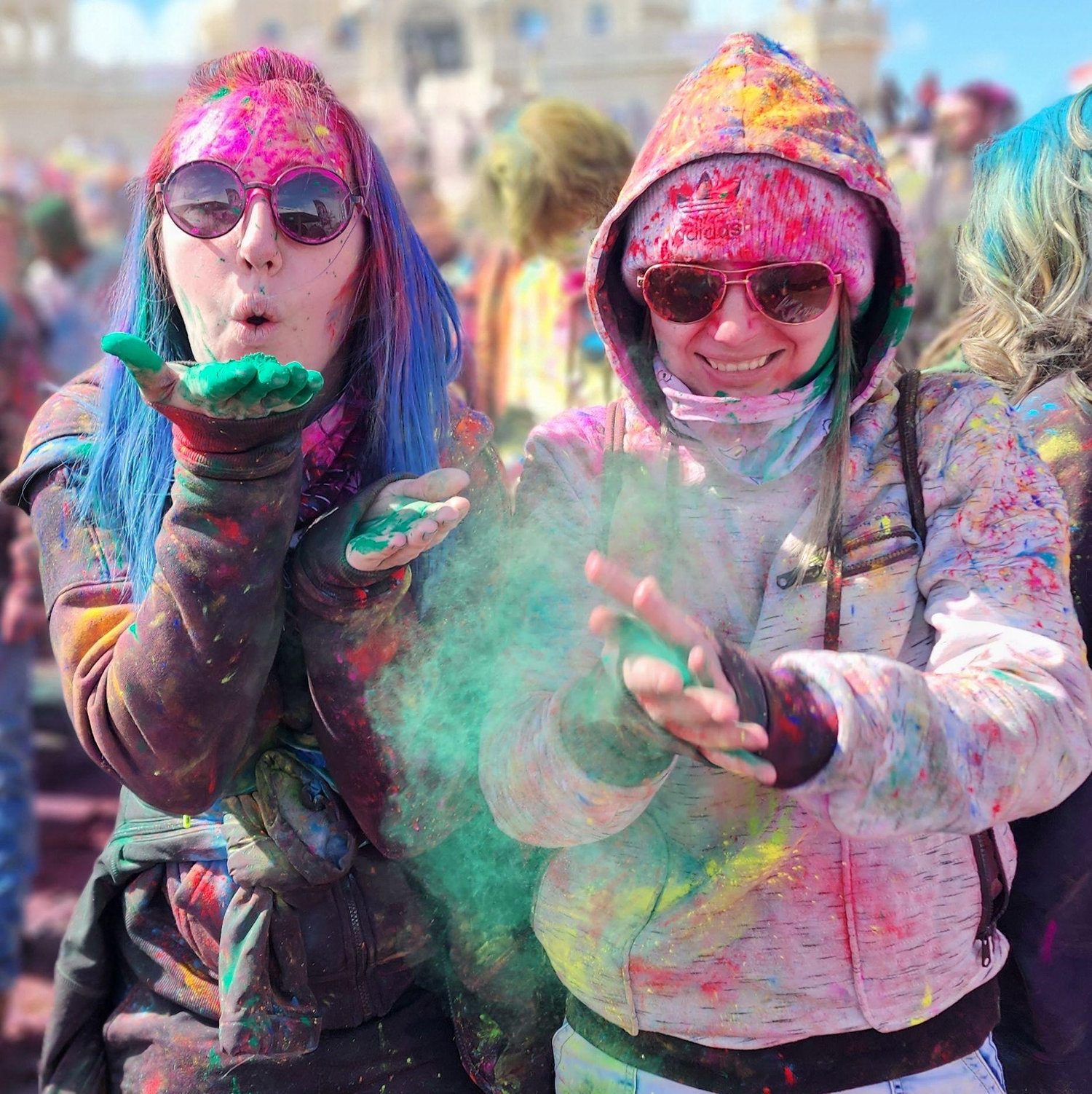 First color festival. We hit each other with color right after this.