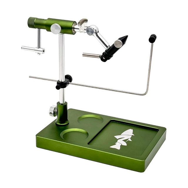 Nirvana V2 Rotary Fly Tying Vise with Travel Base - Now with Improved Jaws, Joints, and More functionality