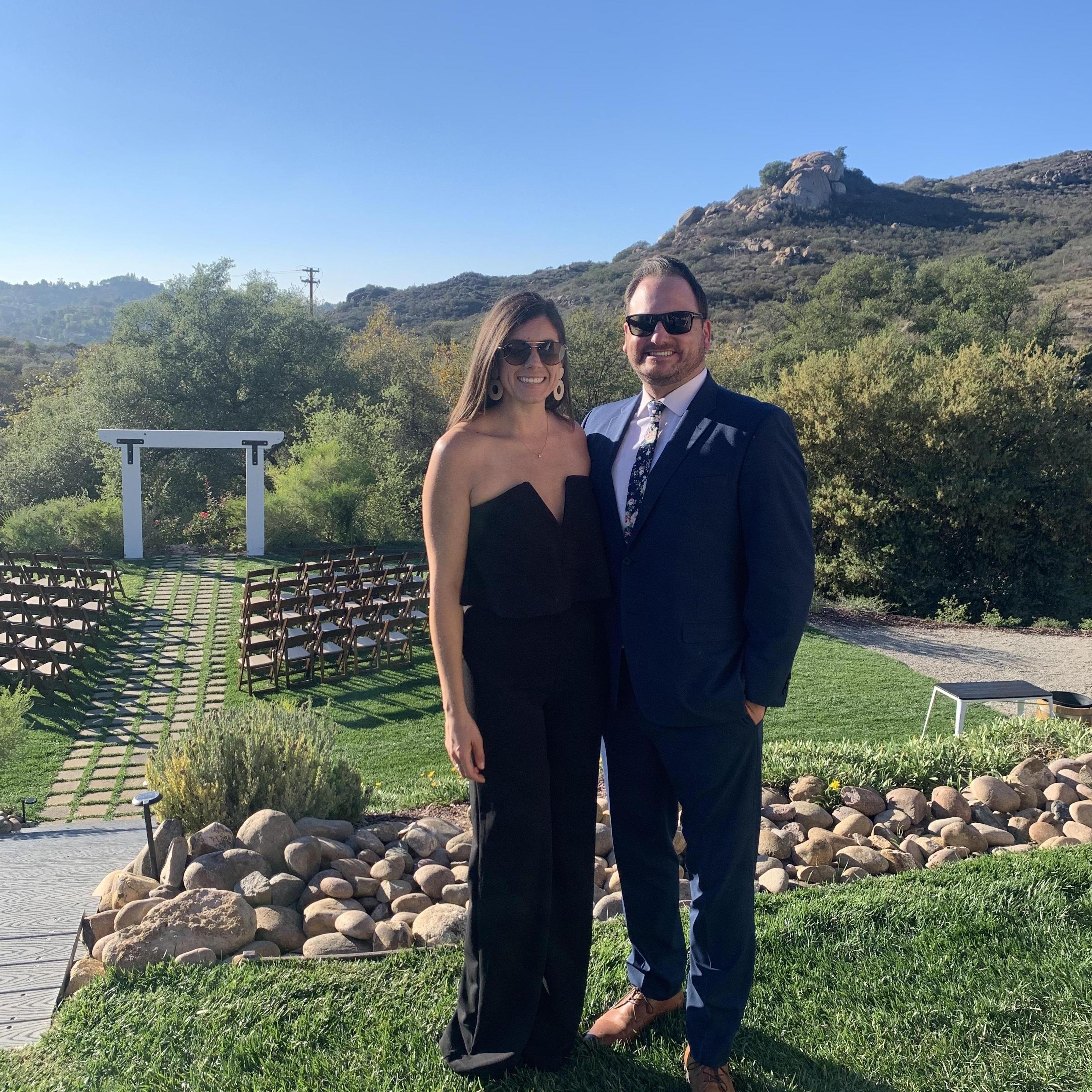 Looking good celebrating Carly and Steve's special day