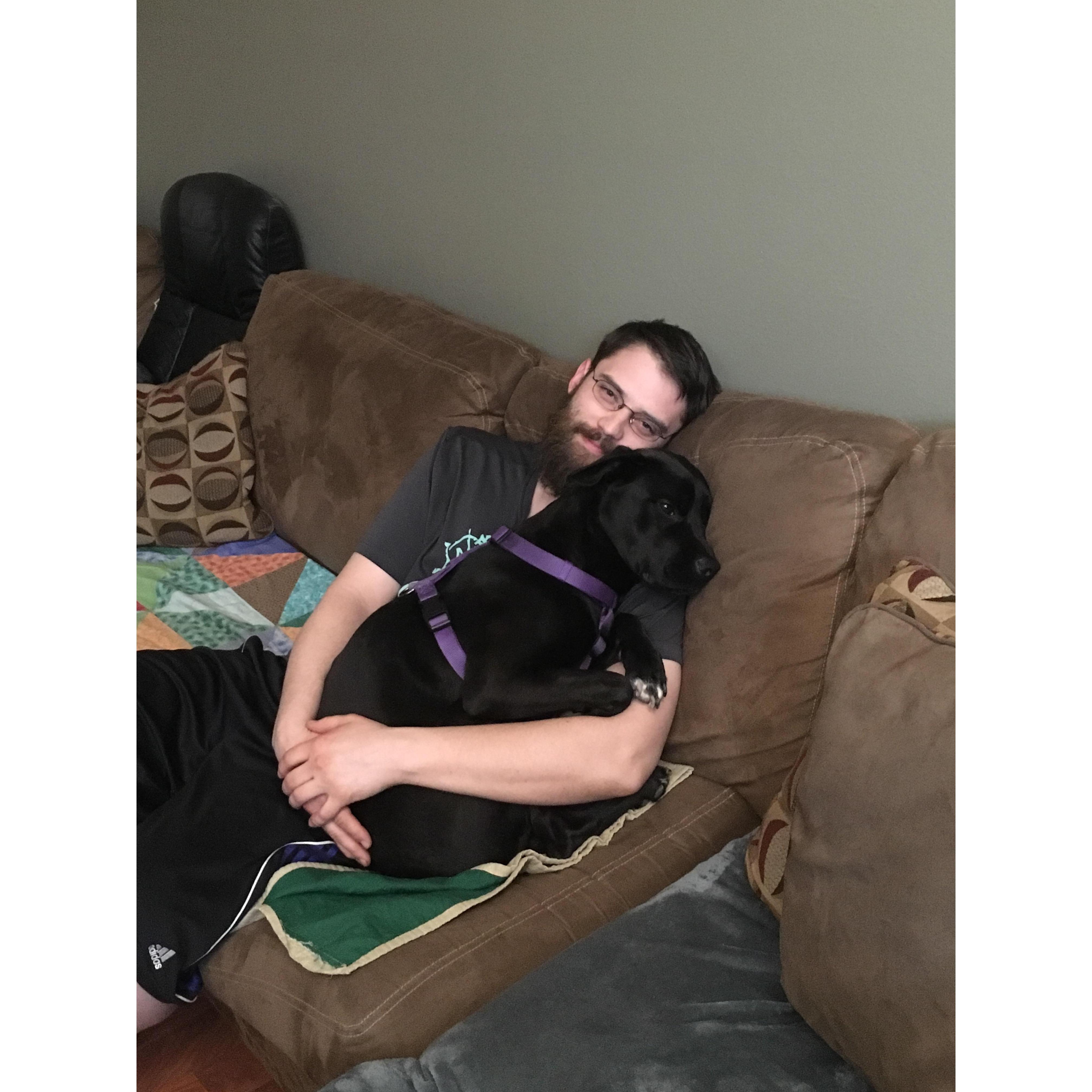 How our little lady Kiki loves her Dad!