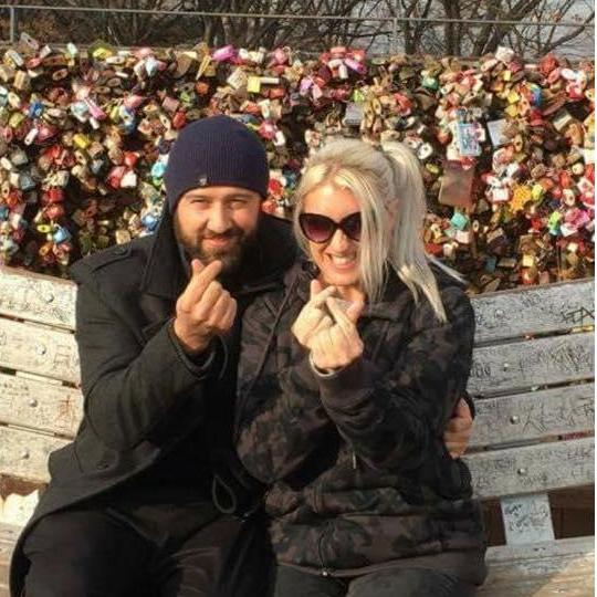Locked up our love messages in Seoul Korea