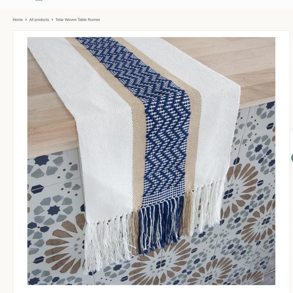Telar Woven Table Runner
