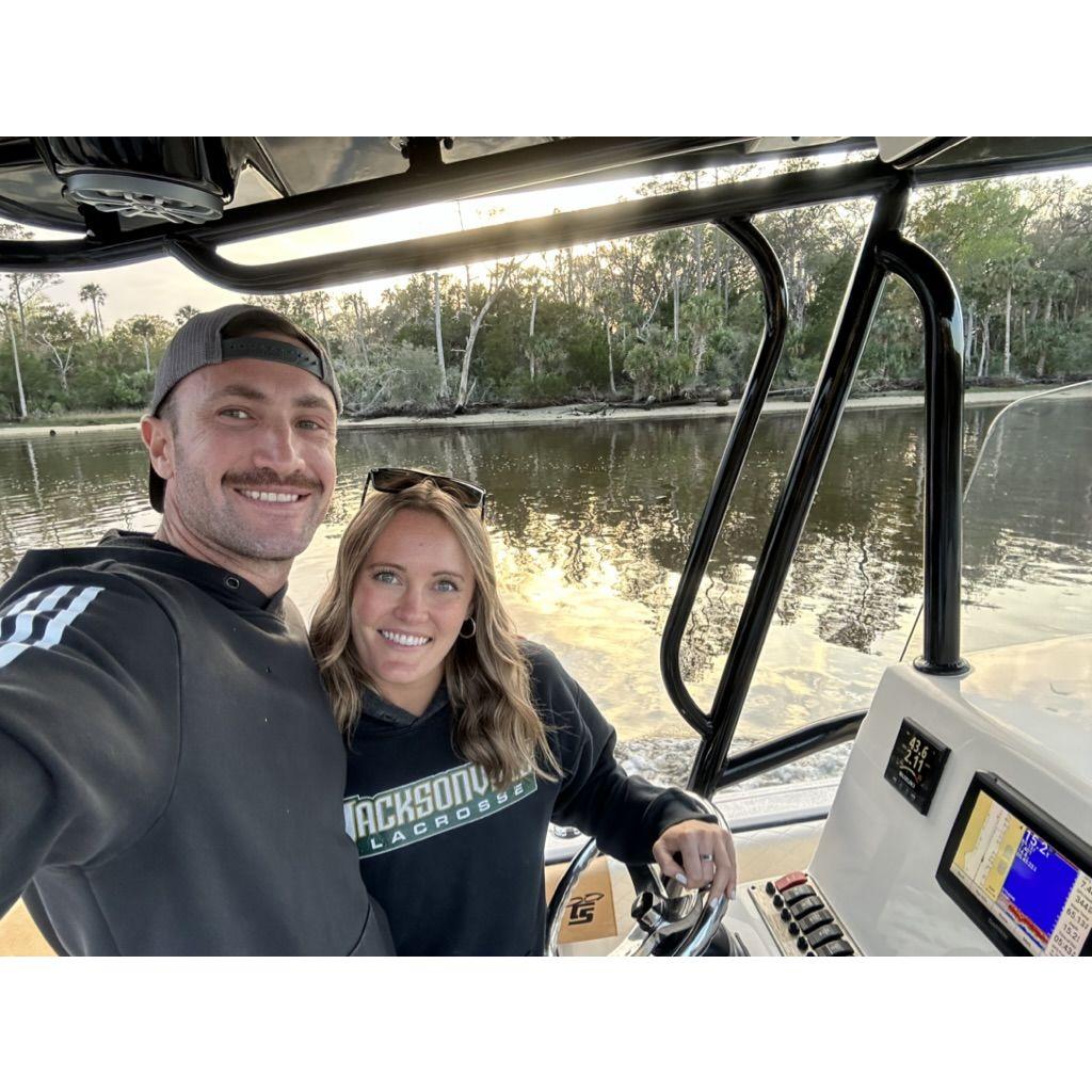 First time on the new boat!