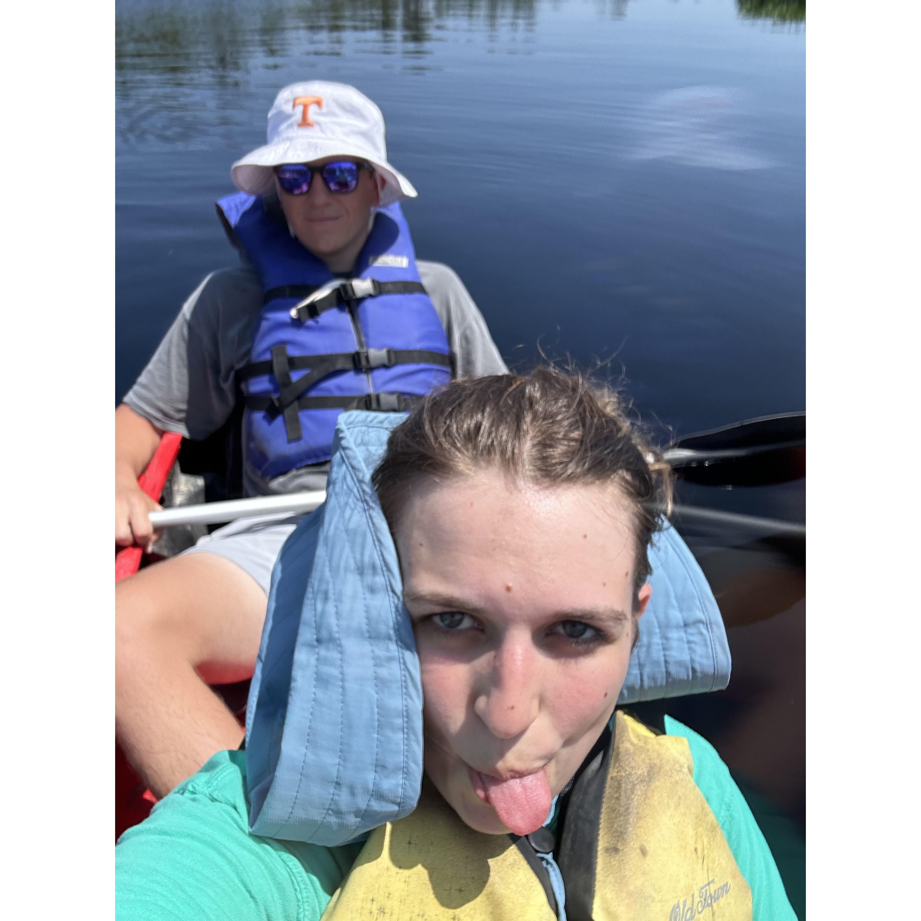 Swamp kayaking!
