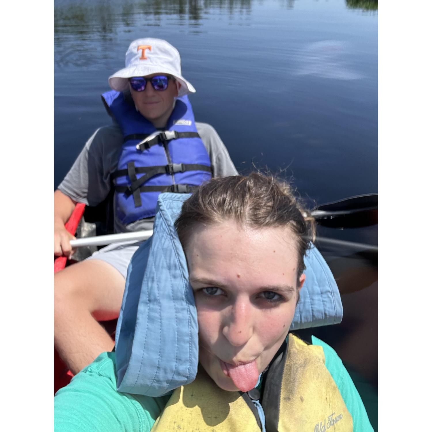 Swamp kayaking!
