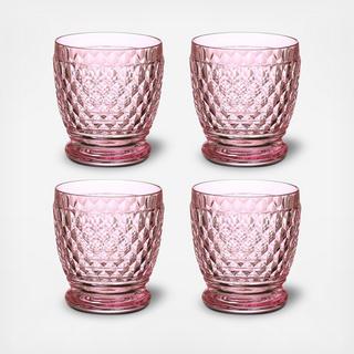 Boston Double Old Fashioned Glass, Set of 4