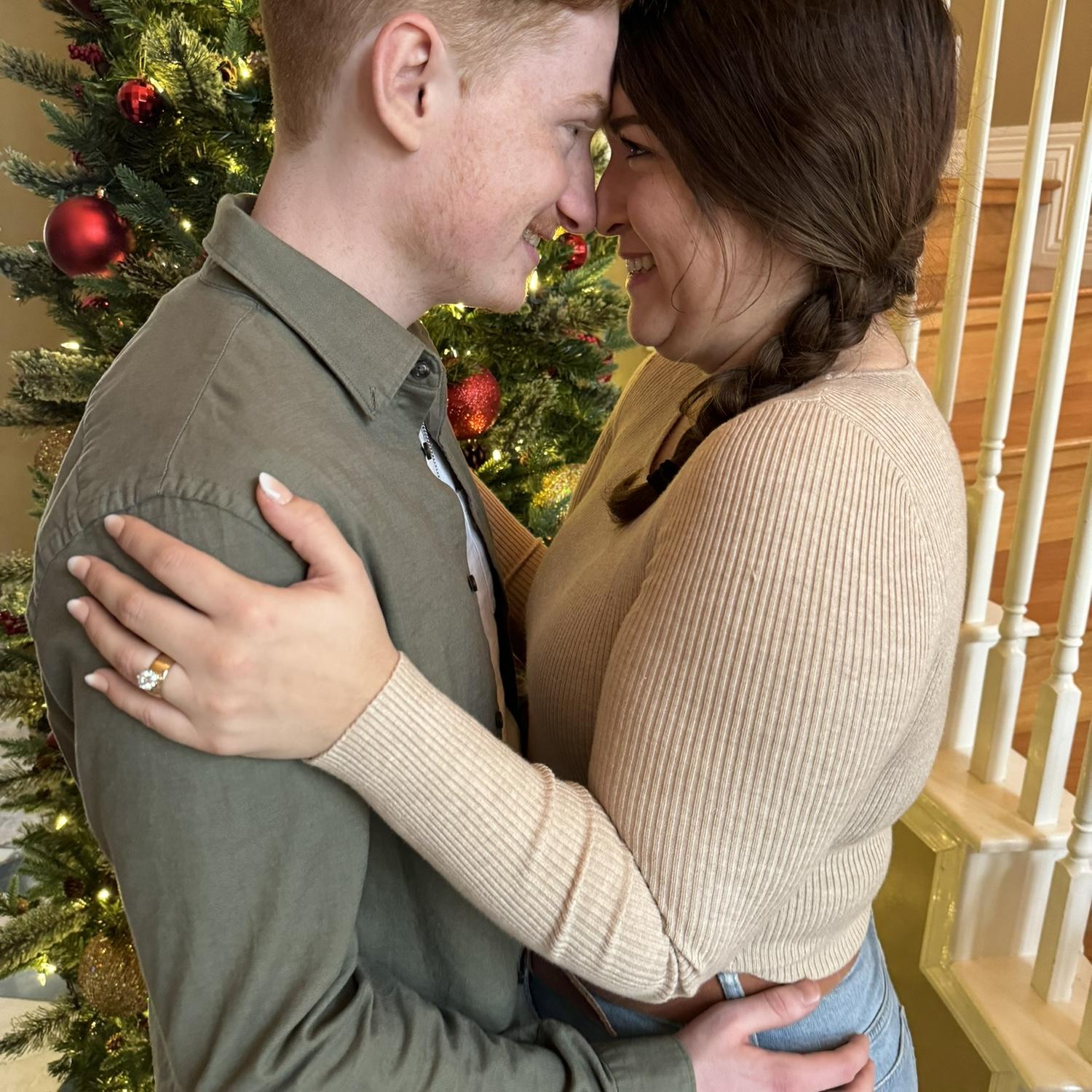 Christmas 2023 aka the day we got engaged.