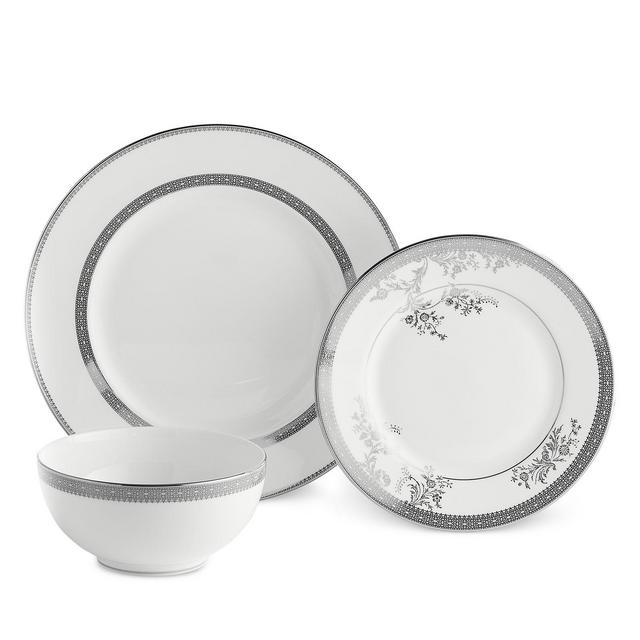 Wedgwood Vera Wang Lace 12 Piece Dinnerware Set, Service for 4