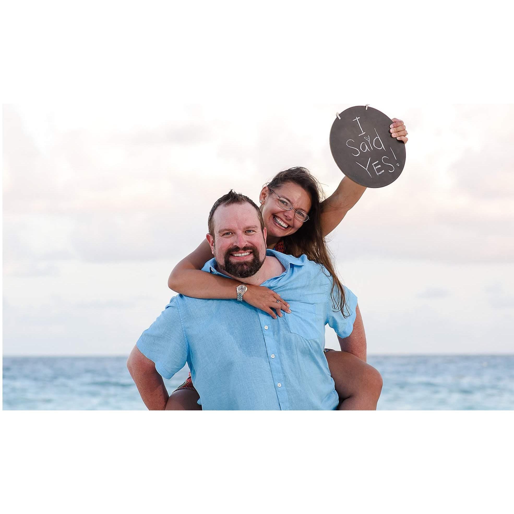 he liked it so he put a ring on it!!