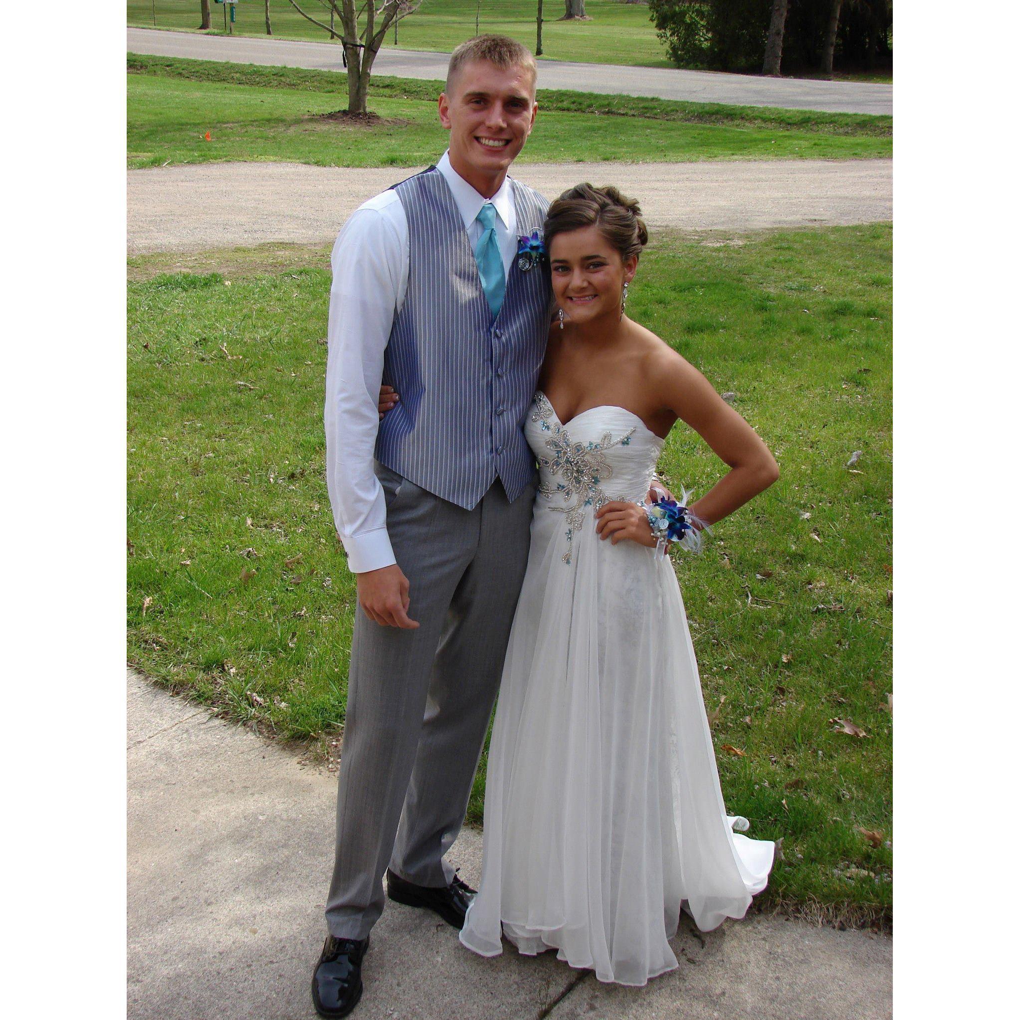 Senior year prom in 2013
