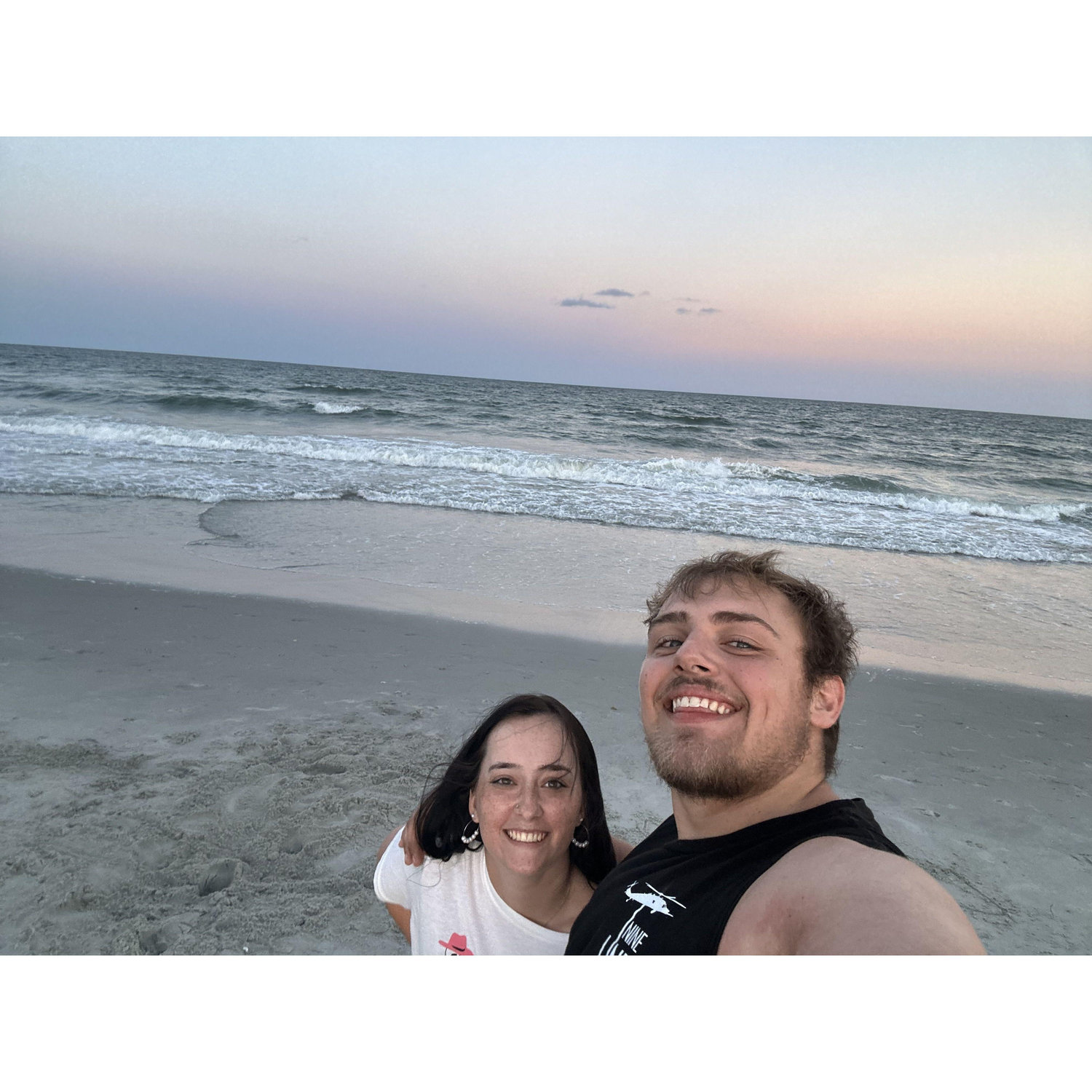One of our beach trip Sunset walks