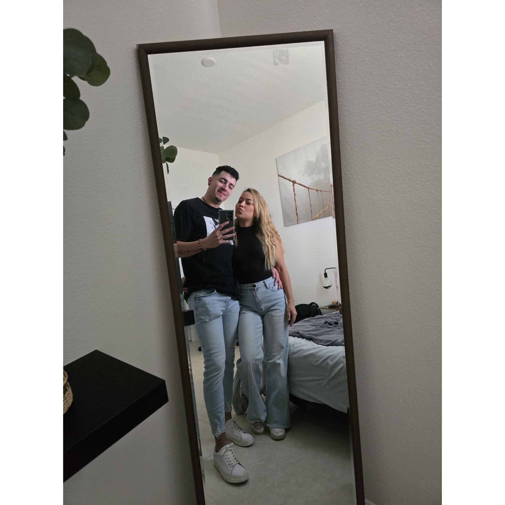 Amamos los selfies en el espejo