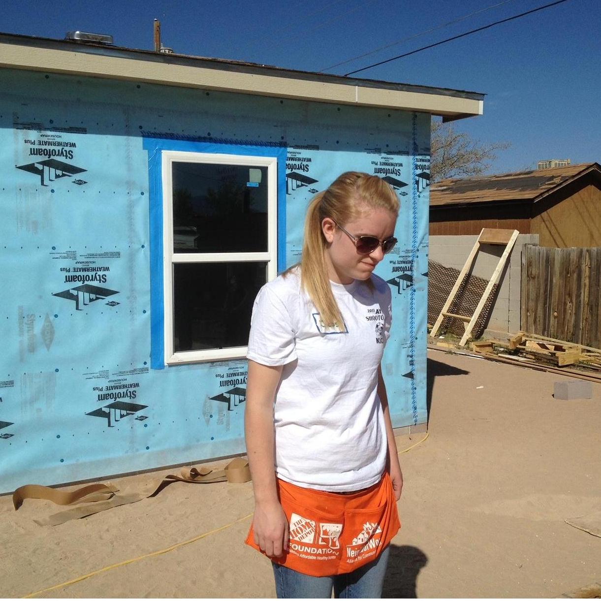 Habitat for Humanity...the start to Jess being a manager