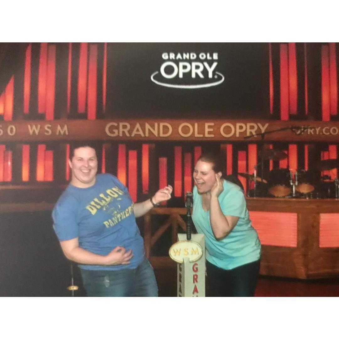 Getting "discovered" at the Grand Ole Opry - June 2017