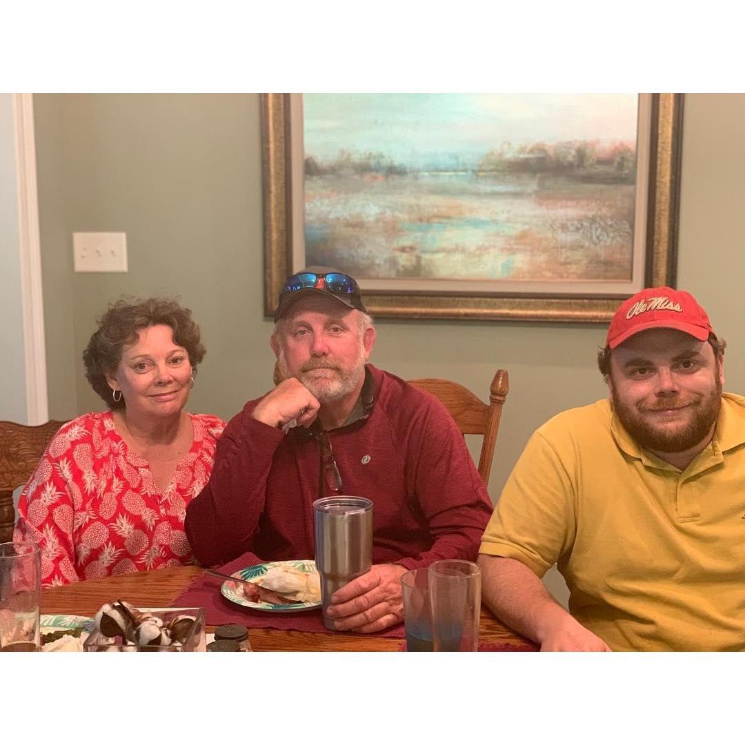 David and his wonderful parents.