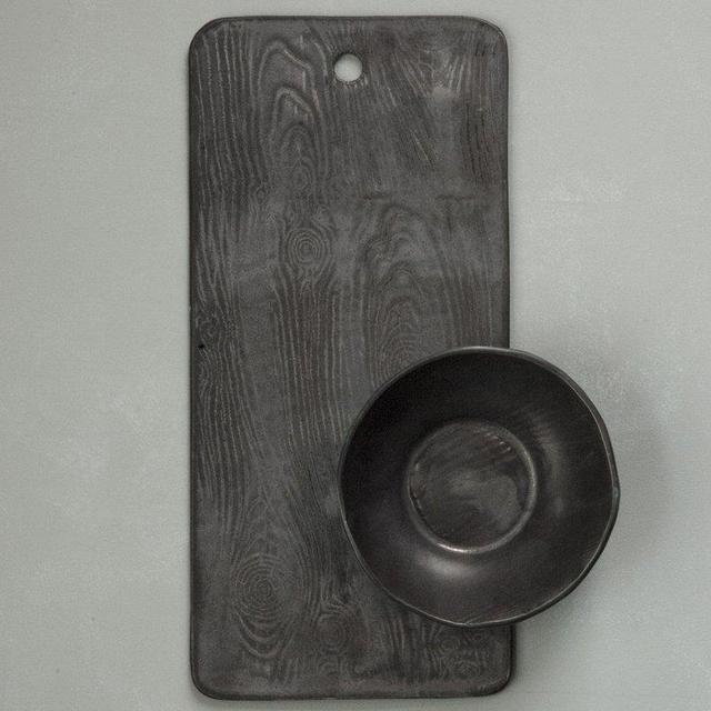 DBO Home Burl Charcuterie + Bowl / Set of Two (2)