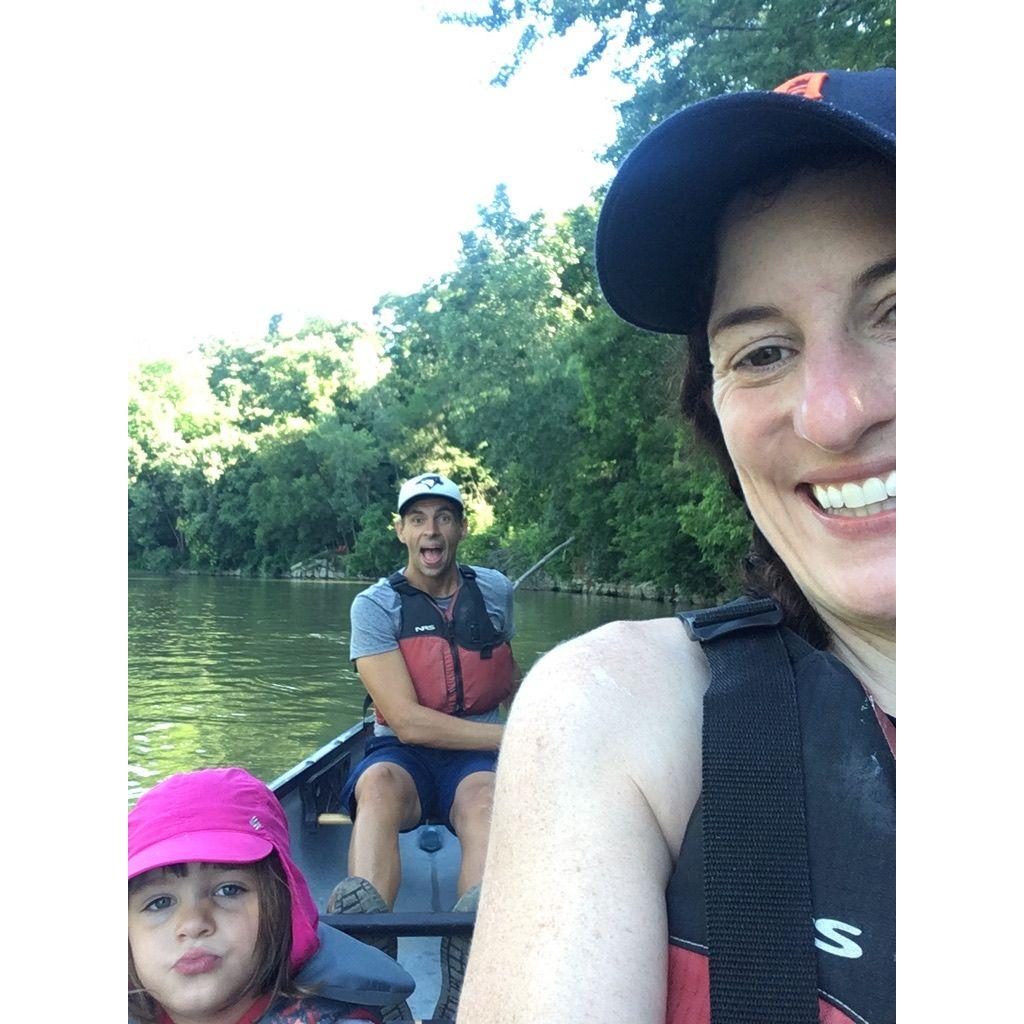 Canoeing with Emma