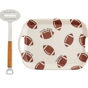Football Tray With Spatula