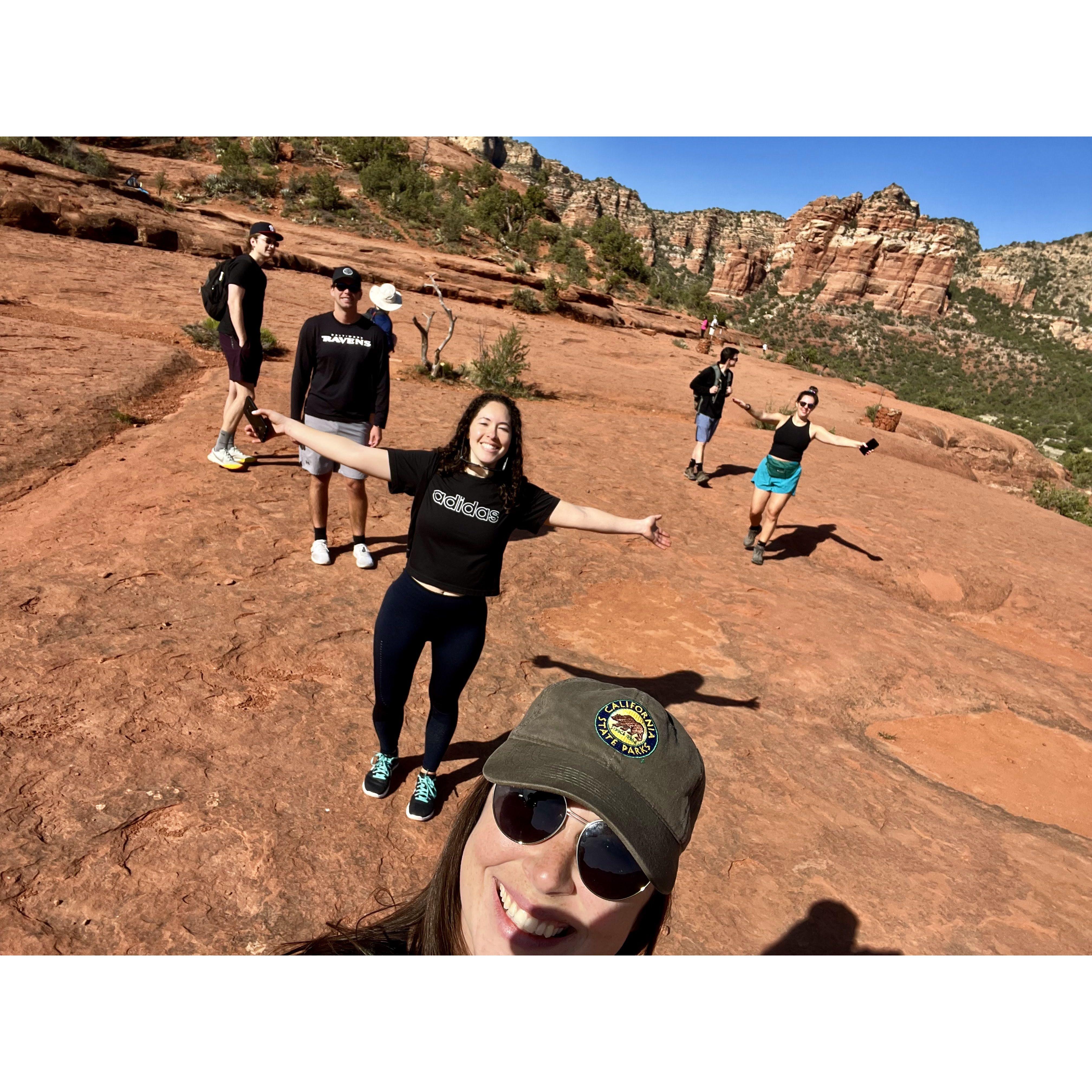 Suitie reunion! Sedona, AZ for Emily Kim's wedding.