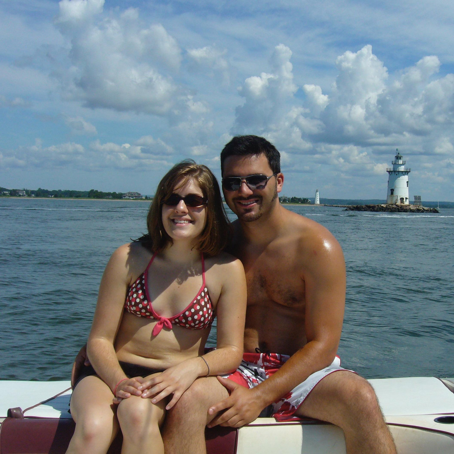 Dana's first visit to James' happy place.