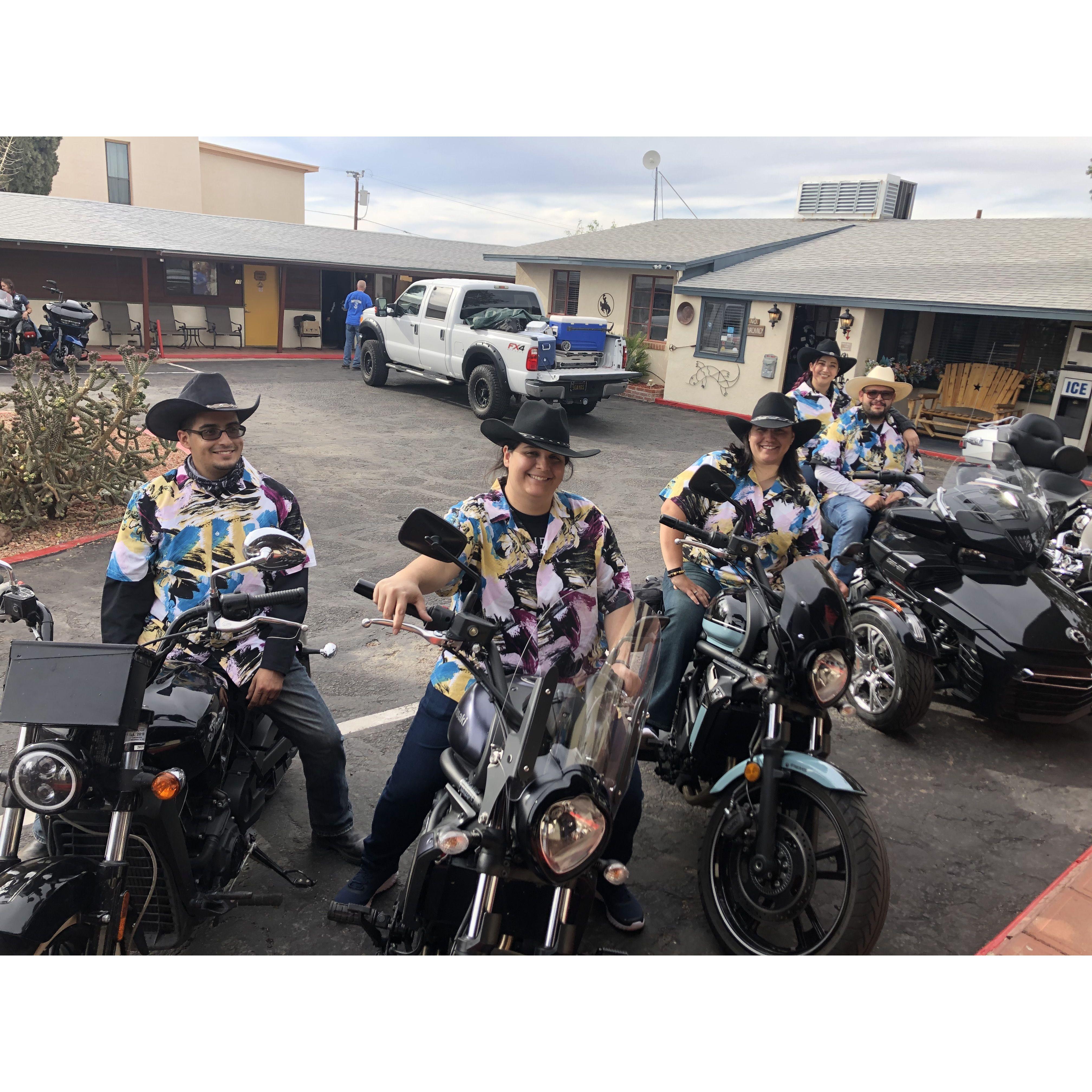 May 2021 - When the 5 of them became officially adopted by the California Blue Knights MC and dubbed the Hawaiian 5-0