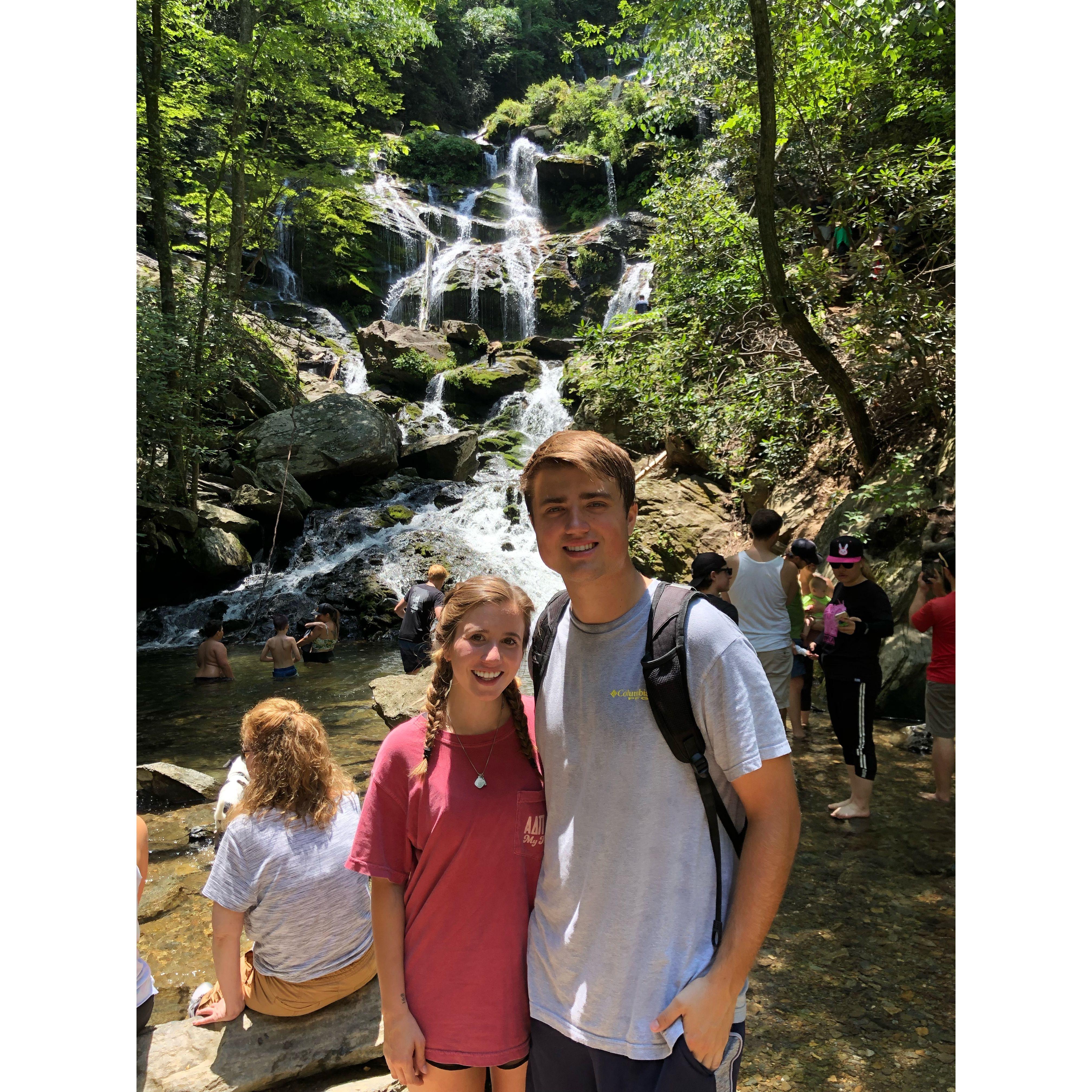 Our first trip to Asheville when Hunter visited Sam while she was working as a camp counselor