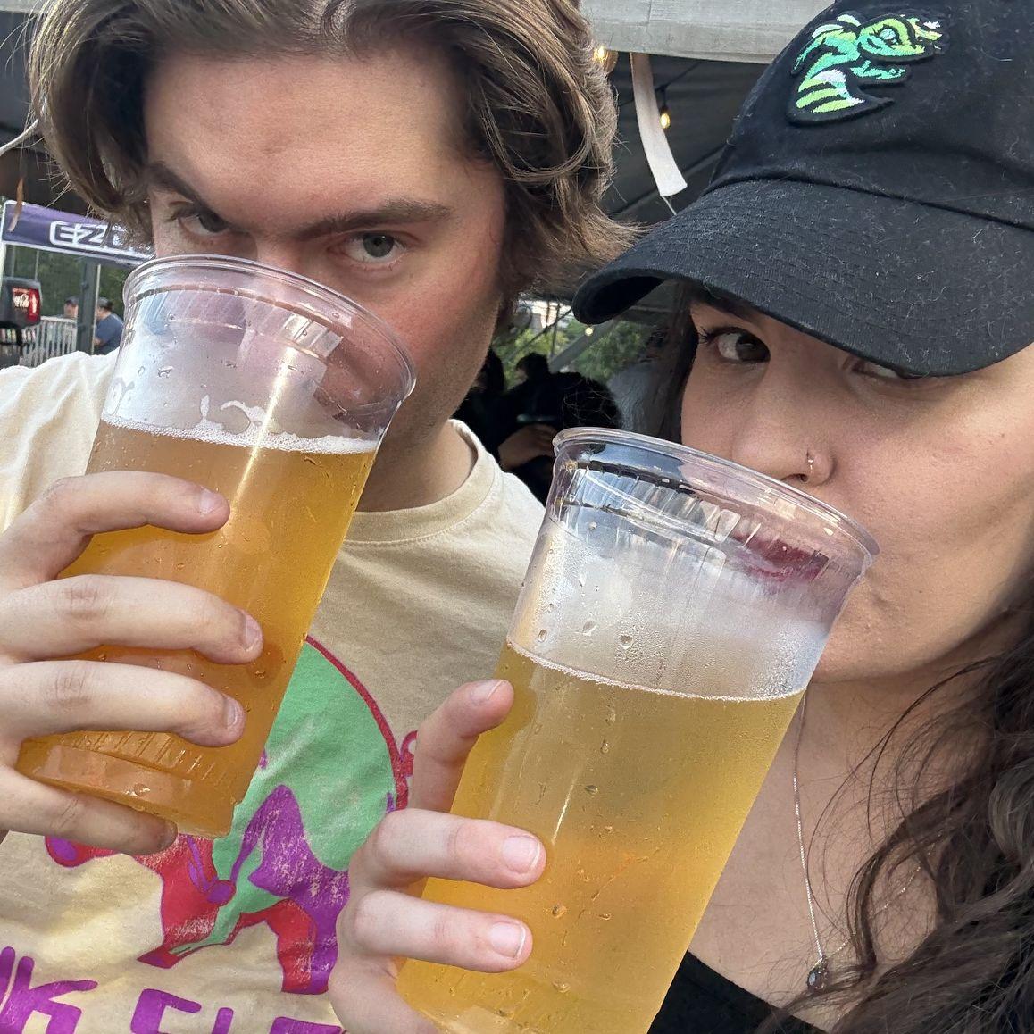 Thirsty Thursday at a Green Jacket Game! May 8, 2025.