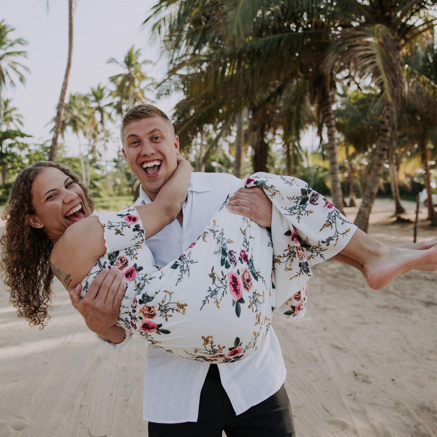 Punta Cana couple photos post engagement