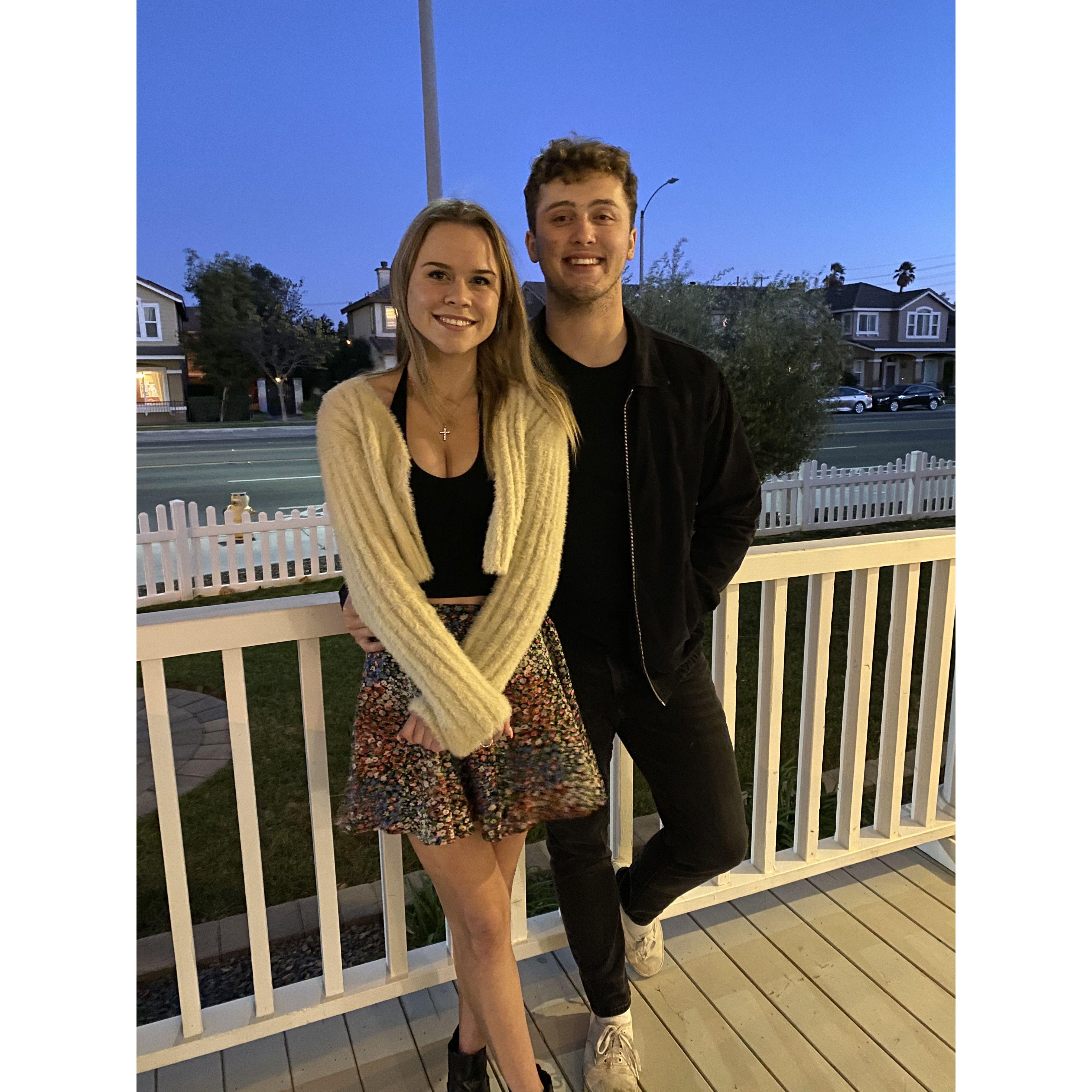 Our first Thanksgiving together