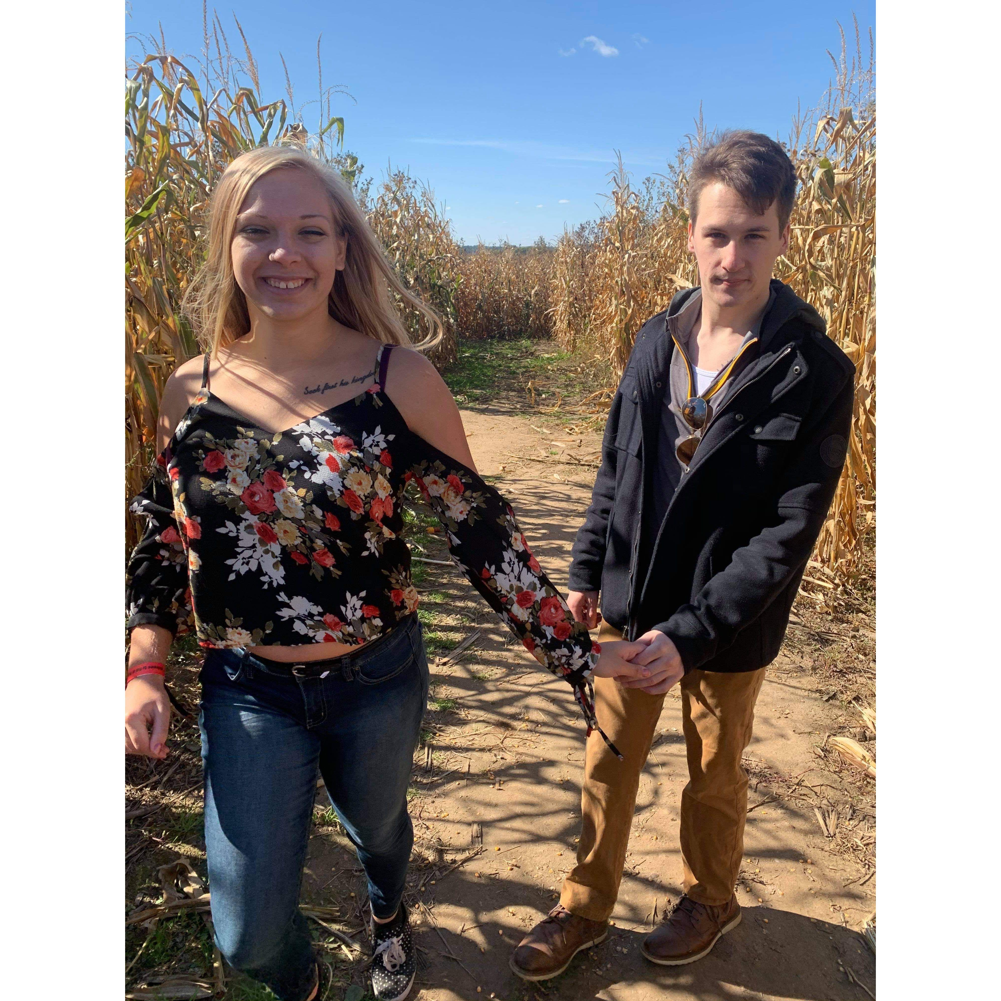 Kyler always smiles when he knows there's a picture, but it gets exhausting going on all the adventures.