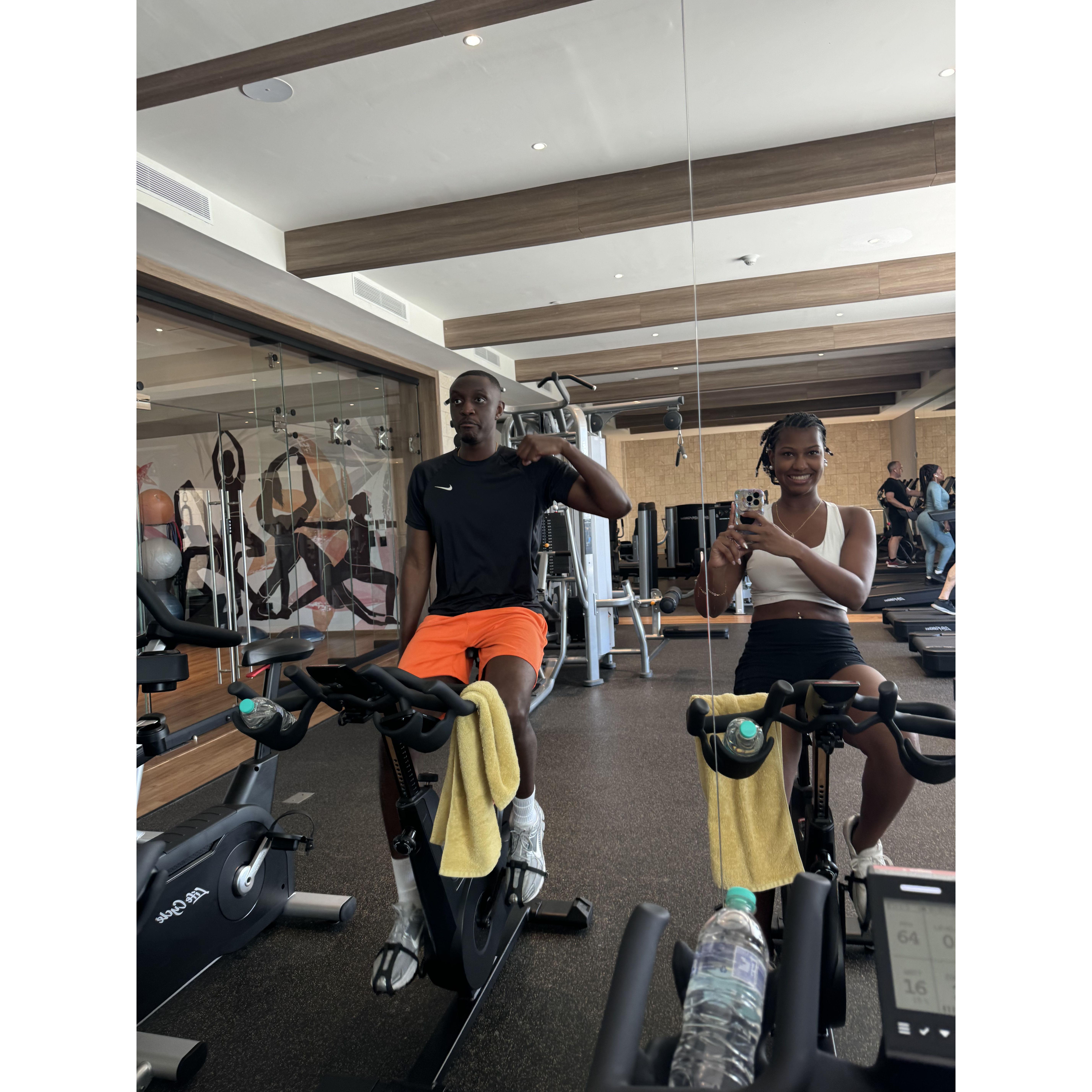 A day before the big engagement in the Dominican Republic