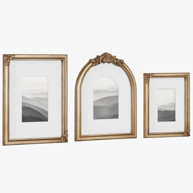 Arendahl Three-Piece Vintage Ornate Picture Frame Set