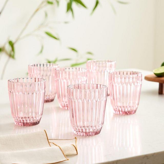 Archie Drinkware Set of 6 DOF Pink