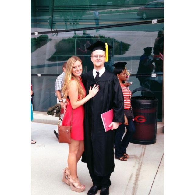 After Cole's graduation from UGA in 2014.