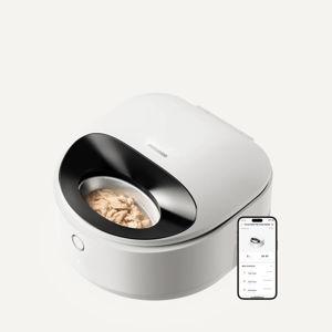 Petlibro Polar Wet Food Feeder in White + Stainless Steel Bowl