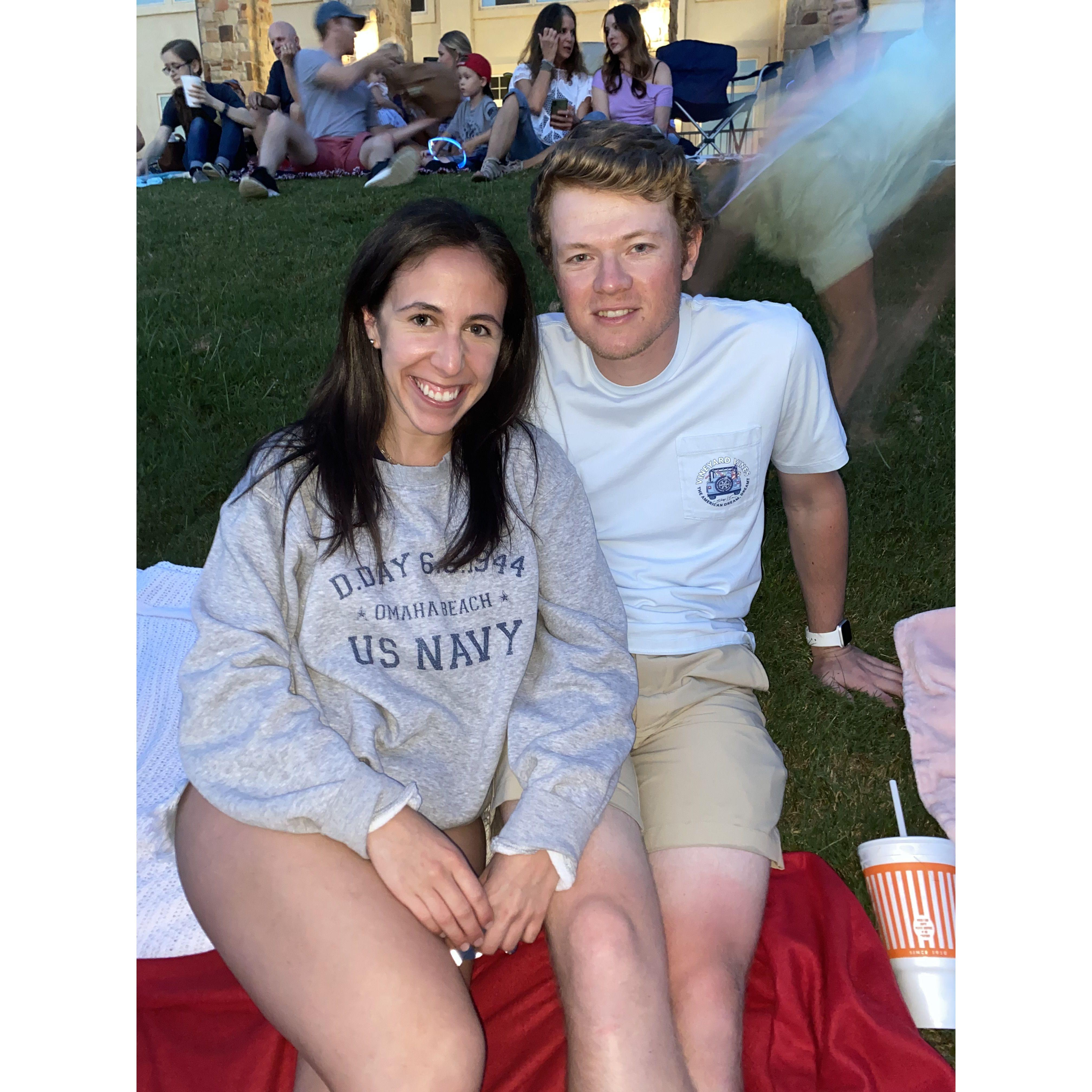 Fourth of July at the Cascades. Tyler, Texas 2021